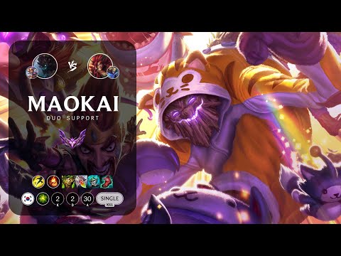 Maokai Support vs Zyra - KR Master Patch 14.5