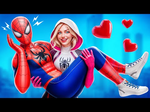 Spider-Man Has Fallen in Love with Gwen Stacy! Real-Life Superheroes!