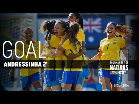 WNT vs. Brazil: Andressinha Goal - July 30, 2017