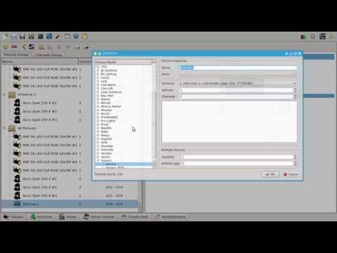 QLC+ Video Tutorial #2 - Fixtures and channel groups