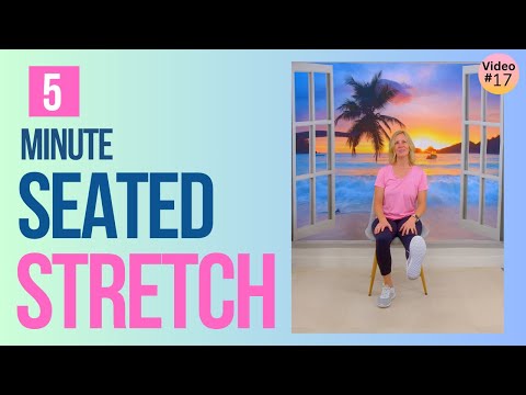 5 minute Seated Stretches for Seniors | Chair Exercises to Feel Better!