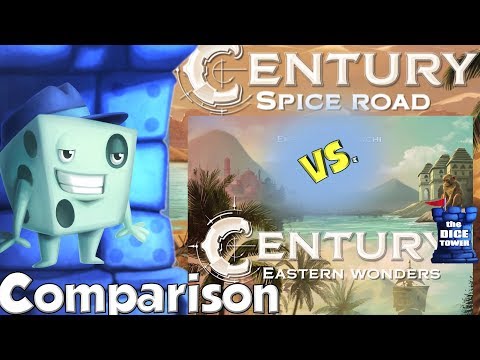 Century: Spice Road vs  Century: Eastern Wonders Comparison - with Tom Vasel