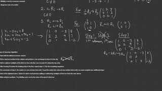 Row Reducing a Matrix (Part 3)