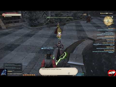 FFXIV - Tomboy Foolery (Lvl 53 Weaver Job Quest)