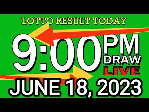 LIVE 9PM LOTTO RESULT JUNE 18, 2023 LOTTO RESULT WINNING NUMBER