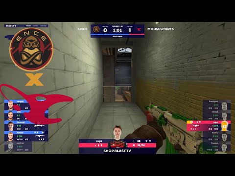 SEMI FINAL! Ence vs Mousesports (BO3) Map 1 Train - BLAST premier - HiGHLIGHTS
