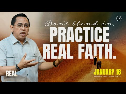 Real Faith Obeys God's Word | Bong Saquing | January 18, 2026