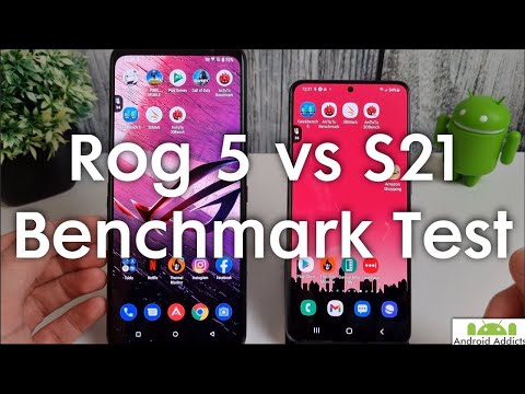 Asus Rog Phone 5 vs Samsung Galaxy S21 Snapdragon 888 Benchmark Test