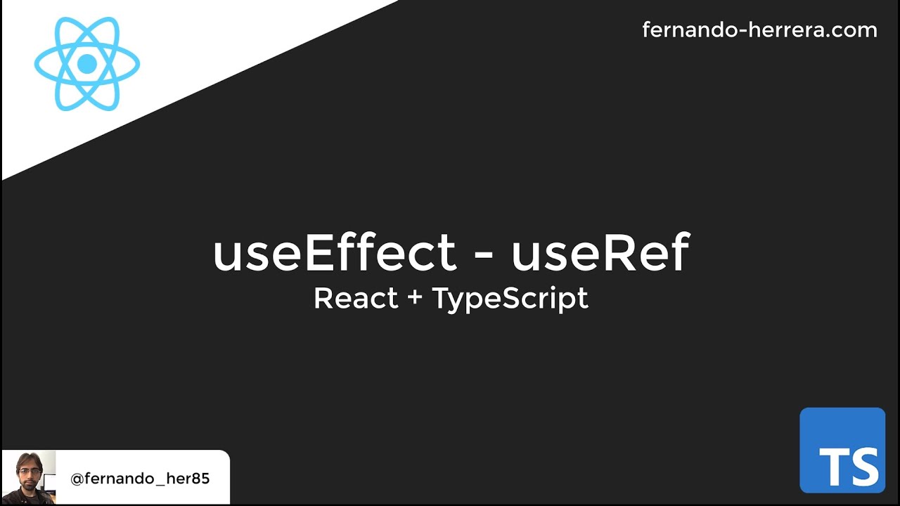 React + TypeScript: useEffect + useRef + Custom Props