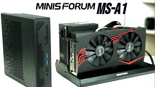 Ultra Fast Mini PC Minisforums MS-A1 With GPU support