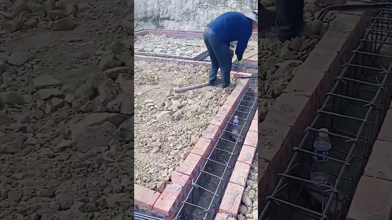 House foundation construction process