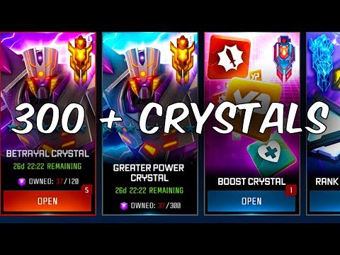 300+ CRYSTAL OPENING! - Transformers: Forged To Fight