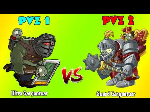 All Zombies PVZ 1 vs PVZ 2 - Which Zombie Version 's Stronger?