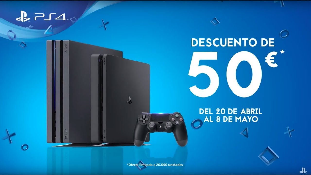 Ahora tu PS4 con 50€ de descuento