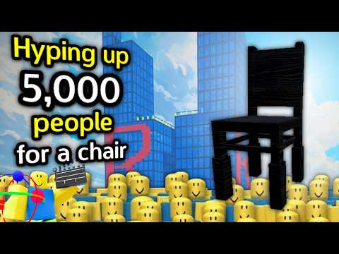 Hyping up 5,000 People for a Chair in Movie Maker 4
