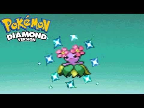 Shiny Bellossom in Pokemon Diamond via Random Encounters (~2hrs RE's)