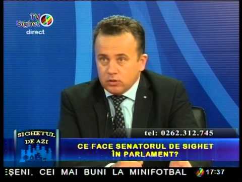 Sighetul de Azi - 24 Octombrie 2013 - Ce face senatorul de Sighet in Parlament?