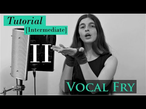 Vocal Fry Intermediate 2 - How to Lighten Muscular Engagement in Fry - Aliki Katriou