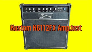 Video thumbnail for Kustom KG112FX Amp.test by ชิตชัย Channel