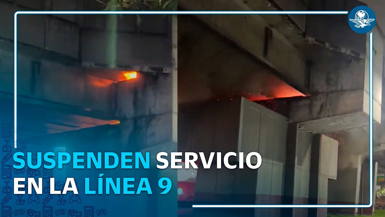 ¿Qué pasó en la Línea 9? Metro suspende servicio de Chabacano a Pantitlán