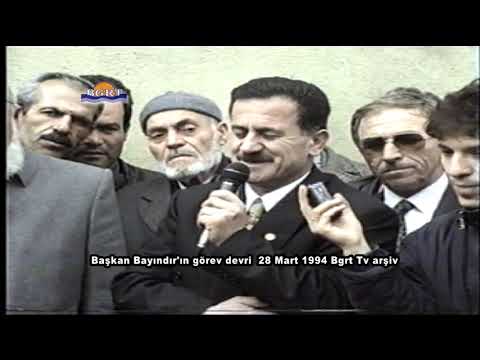 Başkan Bayındır'ın 1994'de yeniden Başkanlık görevine gelmesi 28 Mart 1994 Bgrt Tv arşiv