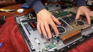 How to disassemble Gateway zx 6900 / 6800 , HDD to SSD, RAM Memory update DIY