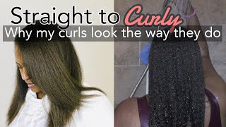 Watch my hair revert from STRAIGHT back to CURLY