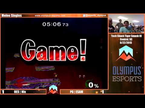 Tiger Smash III - PG | ESAM Vs. OES | NIX - SSBM Winners Round 4 - Smash Melee