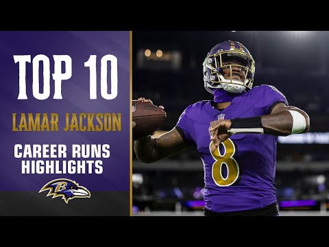 Lamar Jackson's Top 10 Career Runs | Baltimore Ravens