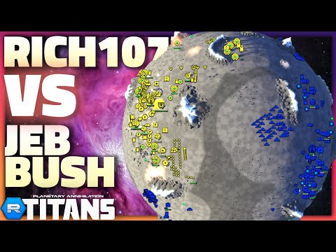 THIS FIGHT WAS AWESOME... Planetary Annihilation Titans Cast