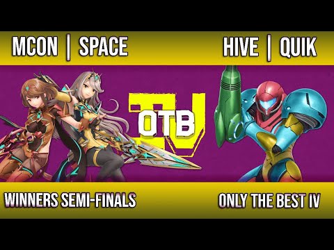 mCon | Space (Pyra and Mythra) vs HIVE | quiK (Samus) - Only The Best IV - Winners Semi-Final