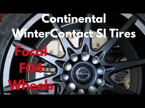 2017 Subaru WRX STI - Vlog #3: Winter Tires Continental WinterContact SI w/Focal F04 wheels