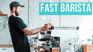 How to Make Coffee Faster & be an Efficient Barista