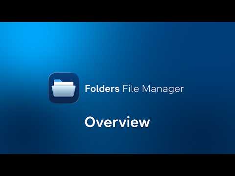 Folders File Manager video preview