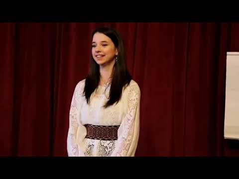 Moment artistic la decernarea premiilor concursului „Îmi bate inima în limba română”