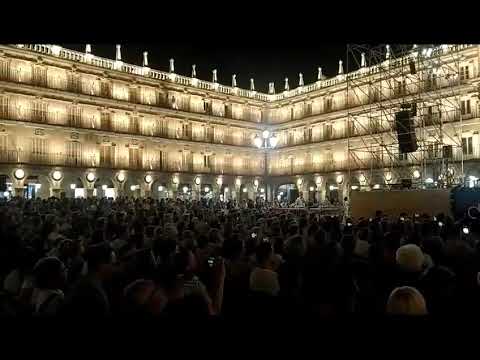 La Plaza Mayor disfruta do II Festival de Folclore Ciudad de Salamanca