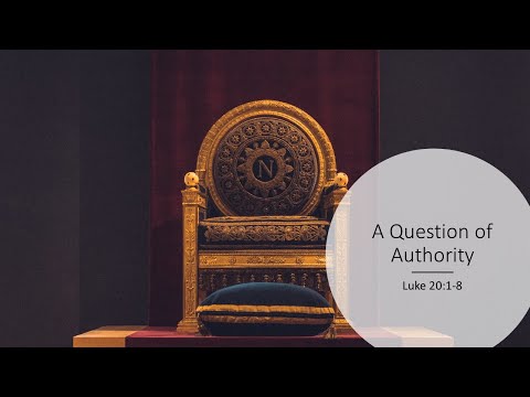 A Question of Authority · 210307 AM · Pastor Jerome Pittman