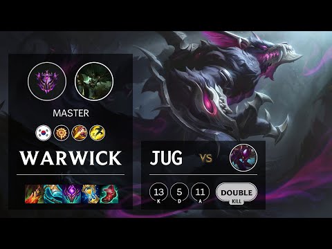 Warwick Jungle vs Kha'Zix - KR Master Patch 11.17