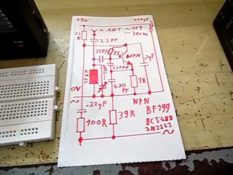 1 transistor sw transmitter - kw Sender
