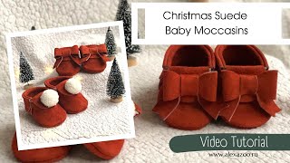 Christmas Suede Moccasins Video Tutorial