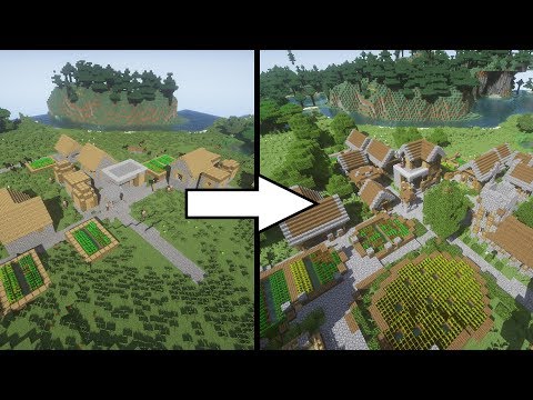 TheBuildingDuck - Transforming a village | Minecraft Timelapse
