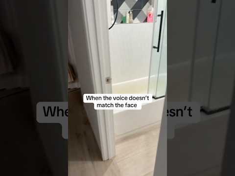 When the face doesn't match the voice 🤣