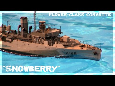 HMCS SNOWBERRY | Flower Class Corvette - rc model from the revell kit! - Subwaterfilm