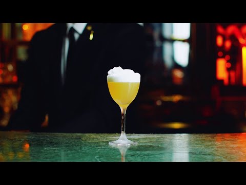 Somewhere in the Sauternes - Foamy Pisco Cocktail | Delightful Drinks