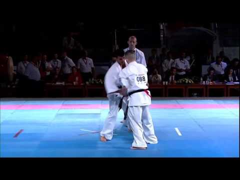 Marco Morreale (GB) v Khezri Behzad (Iran) last 32 KWU 2nd World Championships