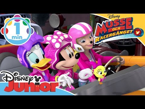 Musse och Racergänget | Musik: Växla upp 🛵- Disney Junior Sverige