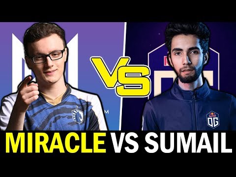 MIRACLE vs SUMAIL — NIGMA Carry vs NEW OG Carry Dota2