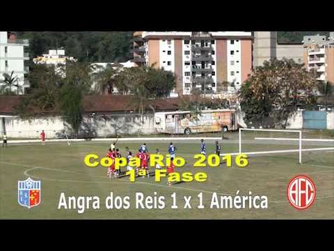 Gols do jogo: Angra dos Reis 1 x 1 América - 1 ° rodada da Copa Rio 2016