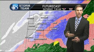 January 16, 5 PM Weather Forecast