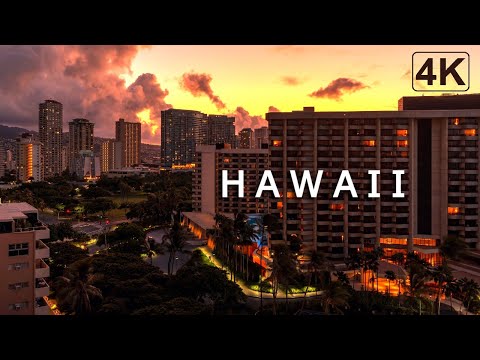 Honolulu, Oahu, Kailua Hawaii usa 2023 in 4K Ultra HD - Drone and Time Lapse Video | Hawaii, USA